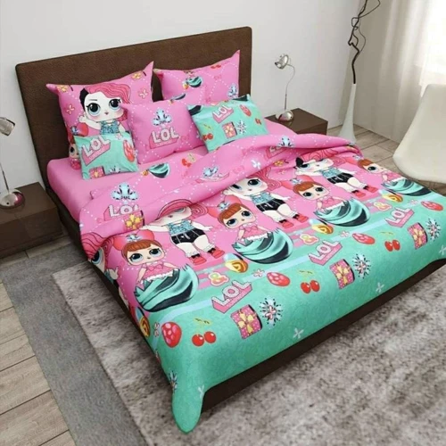 Детское постельное белье Кондор Кукла ЛОЛ бязь полуторный макси (1301683068): Тип постельный комплект