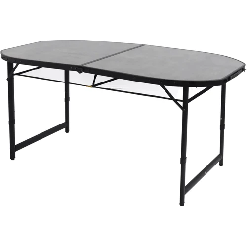 Стол для кемпинга Bo-Camp Northgate Oval 150x80 cm Black/Grey (1404188) фото 10