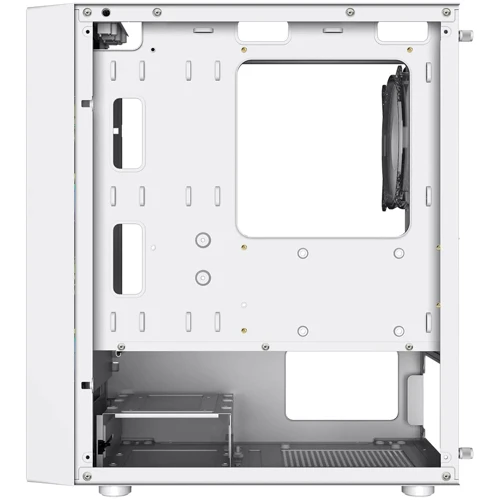 Корпус Logic concept ARAMIS MESH+GLASS ARGB fans 3x120mm WHITE (AM-ARAMIS-20-0000000-0002): Материал передней панели пластик и металл
