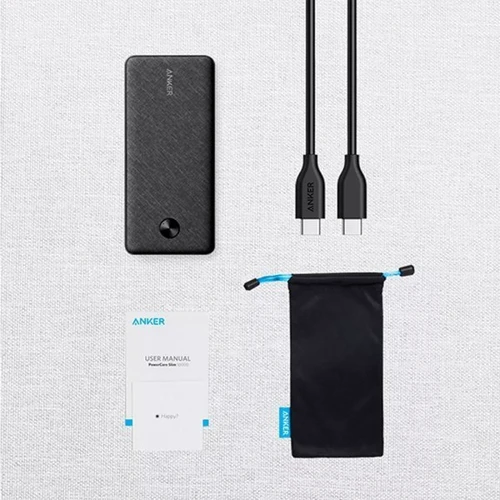 Внешний аккумулятор ANKER Power Bank PowerCore Metro Slim 10000mAh Black (A1229H11): Выходное напряжение, В 5