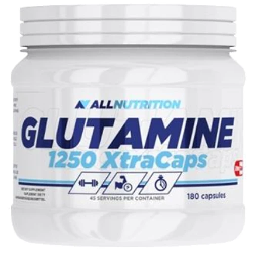 Аминокислота для спорта Allnutrition Glutamine 1250 Xtracaps 180 caps / 45 servings