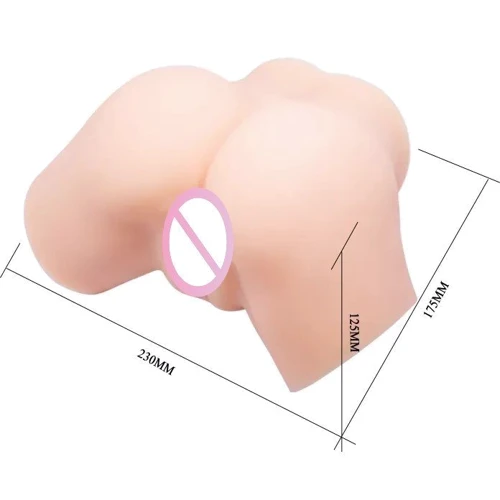 Мастурбатор с вибрацией LYBAILE Crazy Bull Dual Vagina and Ass Flesh Samantha (BM-00900T71ZK)