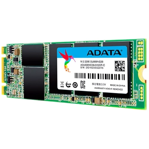 ADATA Ultimate SU800 M.2 512 GB (ASU800NS38-512GT-C): Интерфейс подключения M.2 (SATA)