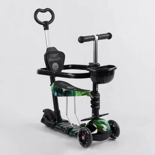 Самокат Best Scooter із захисним бампером чорний (S 9358)
