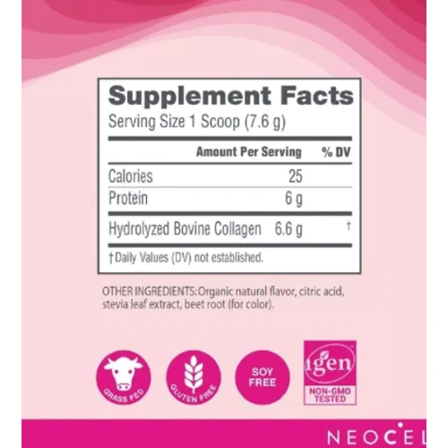 NeoCell Super Collagen, Berry Lemon, 6.7 oz (190 г) (M12990): Тип колаген