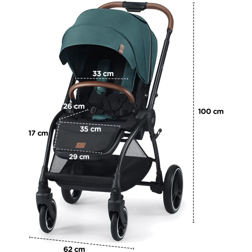 Универсальная коляска 2 в 1 Kinderkraft Evolution Cocoon Midnight Green (KKWEVCOGBL2000): Тип коляски коляска-трансформер
