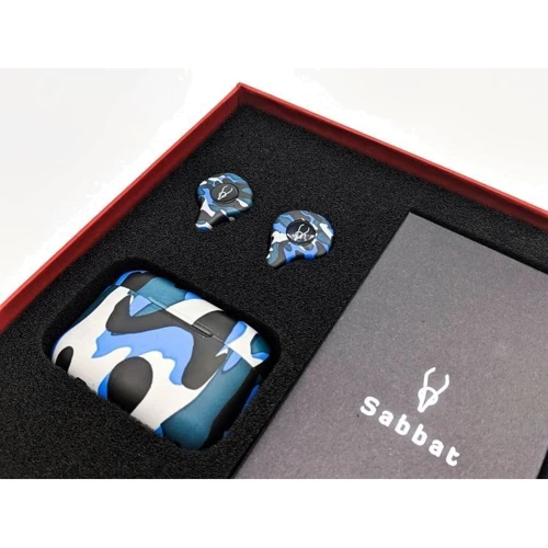 Наушники Sabbat X12 Ultra Caribbean Black Blue: Чувствительность (дБ) 120