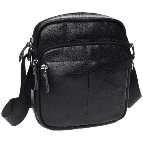 Мужская сумка через плечо Keizer черная (K10082-black)