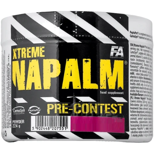 Предтренировочный комплекс FA Nutrition Xtreme Napalm Pre-Contest 224 g /40 servings/ Orange