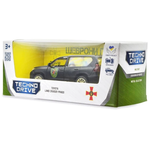 Автомодель TechnoDrive серии Шевроны Героев - Toyota Land Cruiser Prado - 110 ОМБр (250359M) фото 5