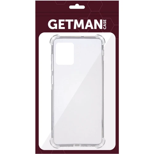 Аксессуар для смартфона TPU Case GETMAN Ease logo Transparent for Motorola Moto G32: Тип накладка на заднюю часть