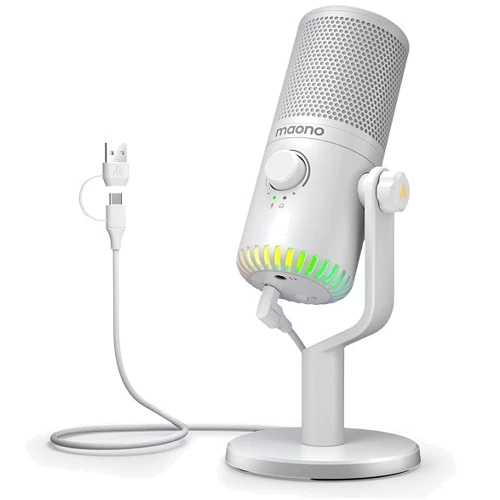 Микрофон для геймеров Maono DM30 White (23-03-10-02)