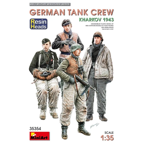 Німецький танковий екіпаж. Харків 1943 рік з додатковими деталями
