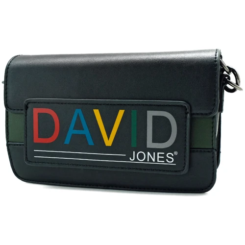 Женская сумка кросс боди David Jones черная (7771686)
