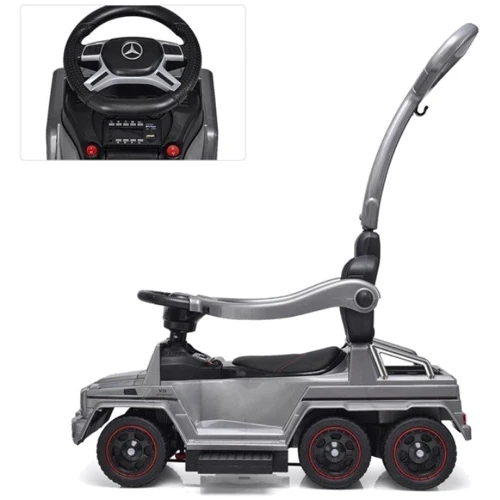 Толокар Bambi Mercedes серый (M 3853EL-11): Время работы, мин 120