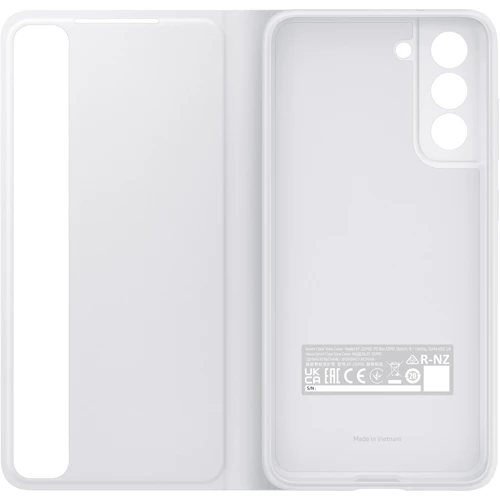 Чехол для телефонов Samsung Clear View Cover White (EF-ZG990CWEGRU) for Samsung G990 Galaxy S21 FE: Пленка в комплекте нет