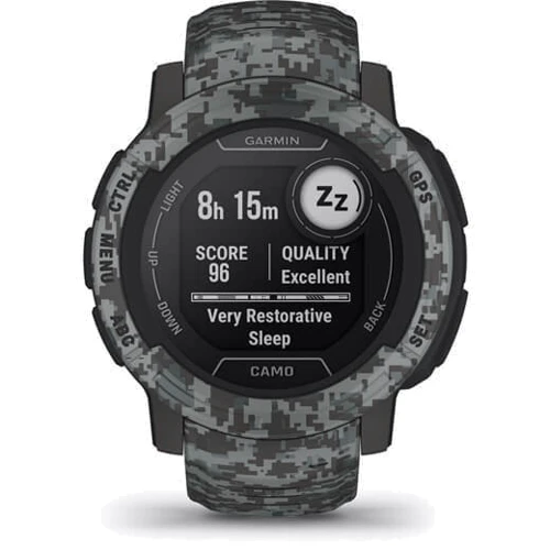 Смарт-часы Garmin Instinct 2 Camo Edition Graphite Camo (010-02626-03): Сенсорный экран нет