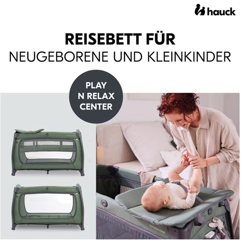 Детский манеж-кроватка Hauck Play N Relax Green (60015-3)