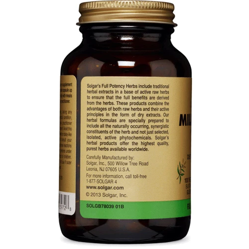 Solgar Milk Thistle, 250 Veggie Caps Расторопша: Пол Унисекс