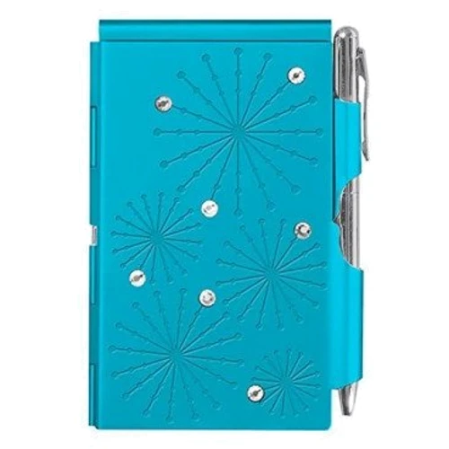 Карманный блокнот с ручкой Troika Glitz Bright Blue (FN1625)