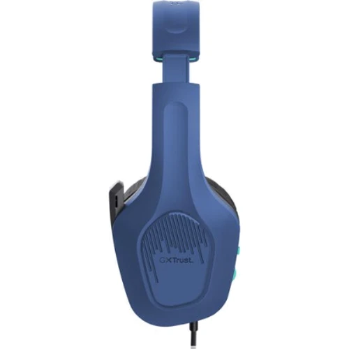 Наушники Trust GXT 415 Zirox 3.5mm Blue (24991): Дополнительно регулятор громкости, складная конструкция