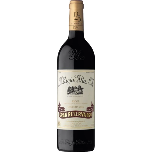 Вино La Rioja Alta Gran Reserva 890, 2004 (0,75 л) (BW24803)
