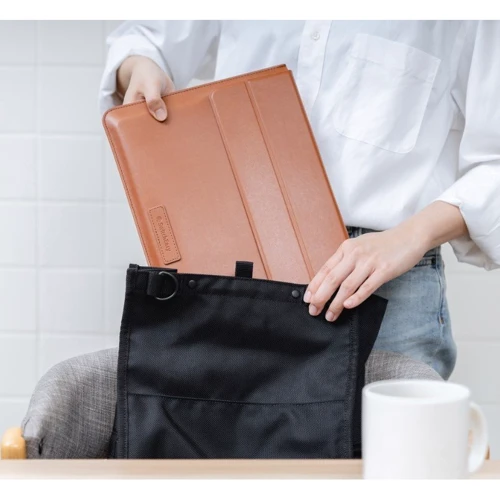 SwitchEasy EasyStand Leather Sleeve Saddle Brown (GS-105-232-201-146) for MacBook 13-14" фото 9