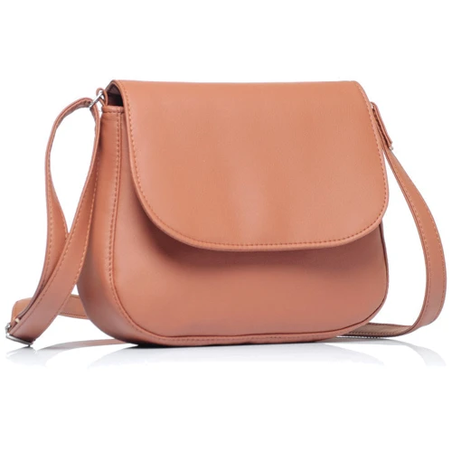 Женская сумка почтальонка Sambag Rose коричневая (94000027): Пол Женский