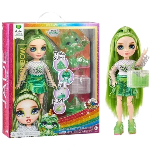 Игровой набор с куклой Rainbow High серии Classic Джейд (со слаймом) (120193): Высота, см 28