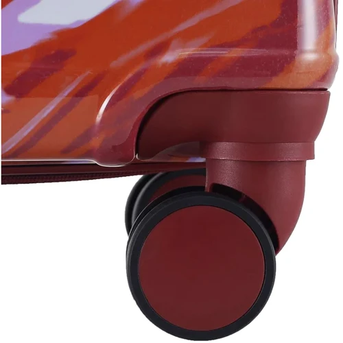 Валіза Semi Line 28" (L) White/Red Print (T5654-3): Матеріал пластик