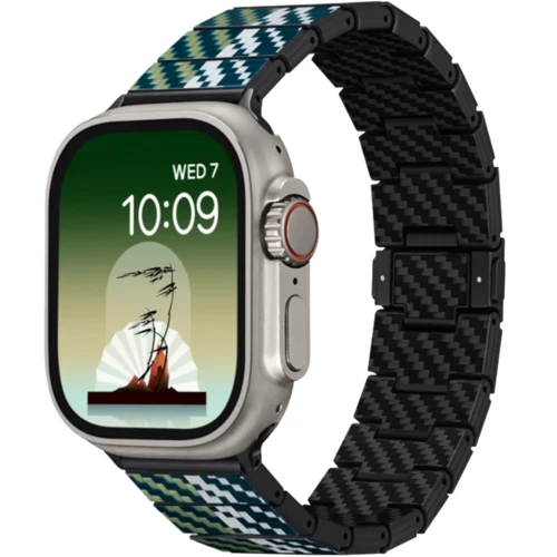 Аксессуар для Watch Pitaka Chroma Carbon Band Poetry of Things Wind (AWB2305) for Apple Watch 42/44/45/49mm