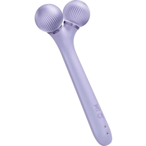 Масажер Звуковий ролик для обличчя GESKE Sonic Facial Roller 4 в 1 Purple (GK000040PL01)