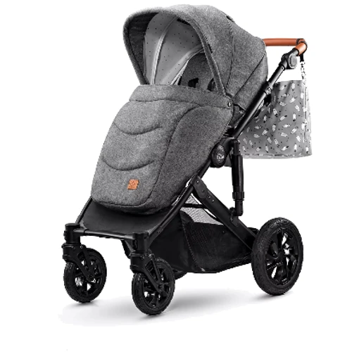 Універсальна коляска 2 в 1 Kinderkraft Prime Gray + MommyBag (KKWPRIMGRMB200) фото 7