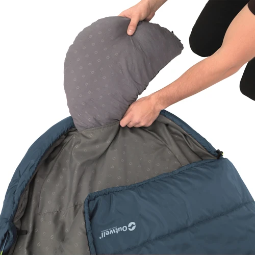 Спальный мешок Outwell Canella/+9°C Night Blue Left (230357): Ширина в плечах 80 см