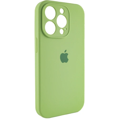 Чехол для iPhone Mobile Case Silicone Case Full Camera Protective Mint for iPhone 15 Pro Max: Цвет зеленый