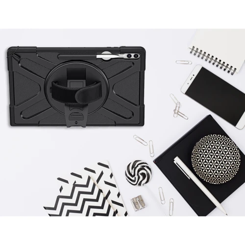 Аксесуар для планшетних ПК BeCover Heavy Duty Case з Stand Black для Samsung Galaxy Tab S8 Ultra / S9 Ultra / S10 Ultra (713664)