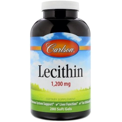 Carlson Labs Lecithin 1,200 mg 280 Soft Gels Лецитин