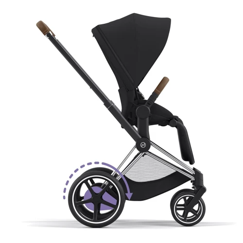 Шасі Cybex ePriam & каркас Chrome Brown з електродвигуном та акумулятором фото 8