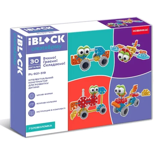Конструктор IBLOCK 30 деталей (PL-921-319)
