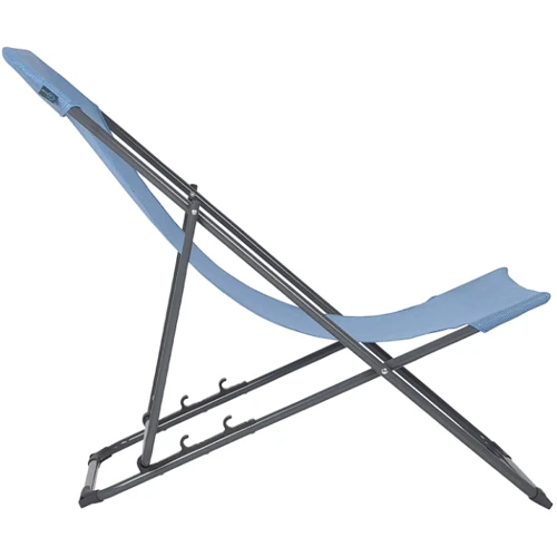 Кресло раскладное Bo-Camp Flat Blue (1204684): Материал каркаса Сталь