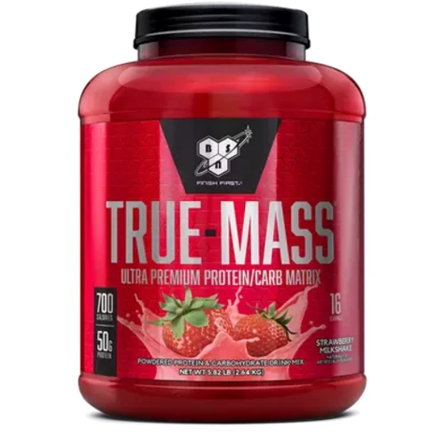 Гейнер BSN True-Mass 2640 g / 16 servings / Strawberry milkshake