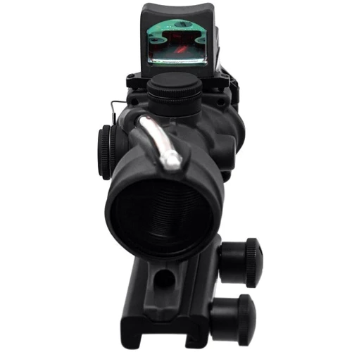 Прицел Trijicon оптический ACOG 4x32 BAC и прицел коллиматорный RMR 3.25 МОА комплект (TA31-D-100587): Отстройка от параллакса Отстройка параллакса сбоку