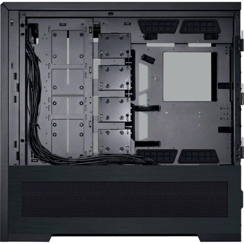 Корпус Lian Li V3000 PLUS Black (G99.V3000PX.00): Материал передней панели алюминий