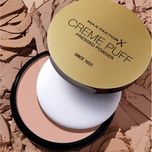 Max Factor Creme Puff New Design №13 Nouveau Beige Пудра для лица 14 g: Вид Пудра для лица