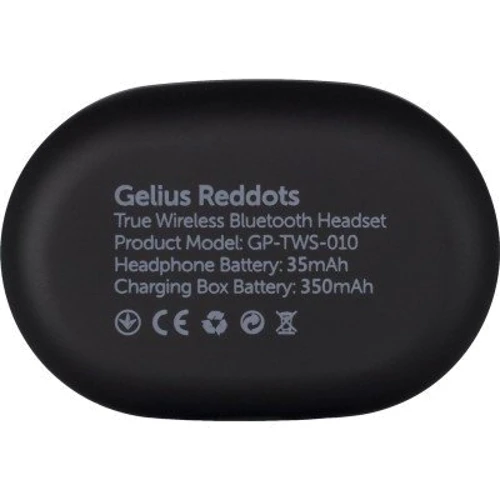 Наушники Gelius Pro Reddots TWS Earbuds GP-TWS010 Black: Тип излучателя динамический