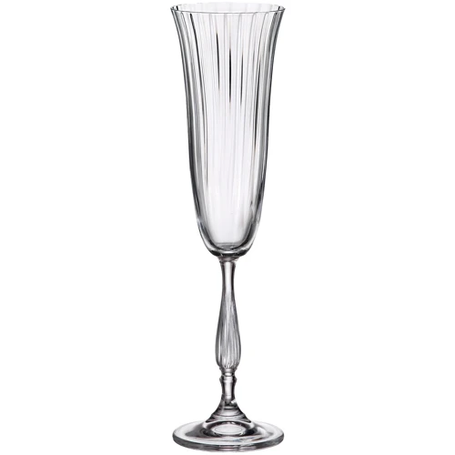 Бокал Bohemia Fregata Optic для шампанского 190 мл 6 шт (9538): Назначение Для шампанского
