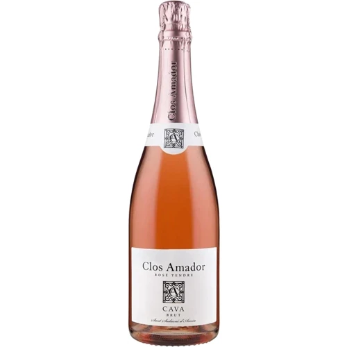 Вино игристое Cava Clos Amador Brut Rose Tendre розовое брют 0.75 л (FSH_8426998257554)