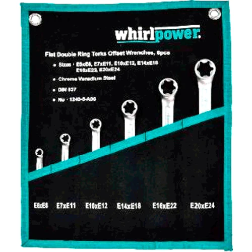 Whirlpower Набір ключів Е6-Е24 6шт. чохол