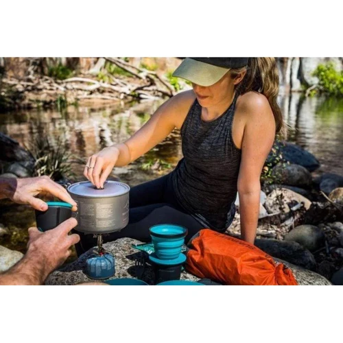 Набор посуды Sea to Summit Alpha Cookset 2.2 Pacific Blue/Grey (STS AKI5004-03122104) фото 2