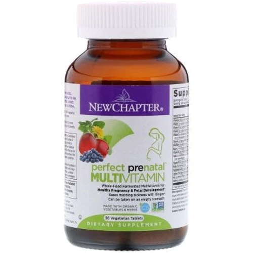 New Chapter Perfect Prenatal Multivitamin 96 Veg Tabs Мультівітаміни для вагітних